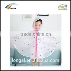 2016 Hotsale Outdoor Poncho Kids Raincoat thumbnail-3