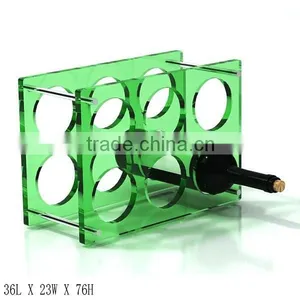 GH-RZ256 High Quality Rectangle Acrylic Wine Display Rack, Colorful Acrylic Display Rack thumbnail-2