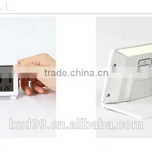 Multi-functional LCD Display Portable Folding Travel Alarm Clock Pocket Flip Clock / Electronic Items Manufacturer OEM/ODM thumbnail-2