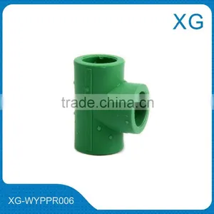 PPR Pipe Fittings Equal Tee/plastic Water Pipe Tee/hot Sale Cheap Price Ppr Tee/ppr Barred y Type Reducing Tee thumbnail-1