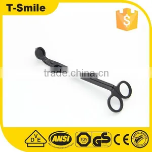 Silver Stainless Steel Candle Wick Trimmer Oil Lamp Scissor Cutter Snuffers thumbnail-2