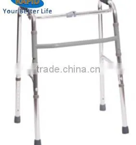 Reciprocating One Button Folding Walker Walking Aid thumbnail-1