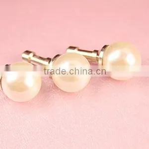 High Quality!!! 3.5mm Phone Dust Plug Pearl Earphone Jack Plug Wholesale Factory Price thumbnail-6