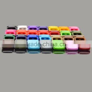 3/8" Webbing Colorful Curve Contoured Side Release Buckle Plastic Buckle for Paracord Bracelet thumbnail-4
