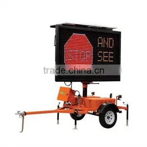Traffic Sign Solar Led Display Trailer thumbnail-1