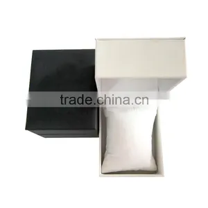 Classic Black And White Leather Watch Box Wholesale. thumbnail-3