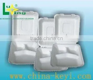 Bagasse Clamshell Box thumbnail-1