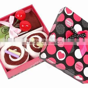 Exports Europe Cake Towel Gift Basket Towel Cake for Wedding Business Gifts thumbnail-3