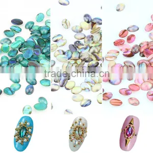 2015 New 3D Nail Accessories Natual Abalone Shell Jewelry Stone for Nail Art Decoration ZX:CNS01 thumbnail-1