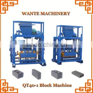 WANTE MACHINERY QT40-1 Block Machine Wood Pallet thumbnail-1