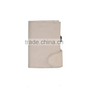 Leather Aluminium Cardholder Wallet for Bank Card/credit Card/id Card thumbnail-5