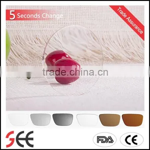 Wholesale 1.56 5 Seconds PGX Round-Top Power Plano Polarized Ophthalmic Lenses thumbnail-1