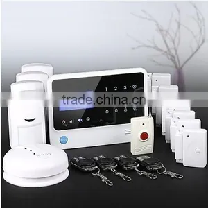 German+Russian+Spanish Voice Alert Emergency Alarm/wireless Gsm Alarm System With Smart RFID Keypad for Family Safety thumbnail-1