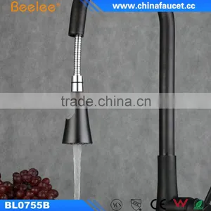 China Kitchen Faucet ORB Pull Out Black Faucet Hot Water Mixer thumbnail-2