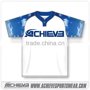 2016 Sublimation Baseball Jersey Custom Sublimation Printed Baseball Shirt Fashional Baseball Shirt thumbnail-6
