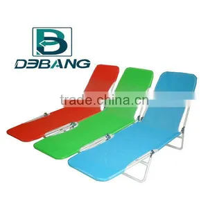 Lightweight Folding Beach Lounge Chair -- Leisure Sun Bed thumbnail-1