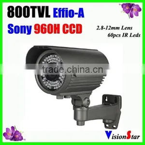 High Resolution 800tvl Sony Effio-A Ip66 Waterproof Motion Detection Day Night Vision Menu Outdoor Bullet Ccd Camera Low Price thumbnail-1