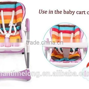 Baby Stroller Pad Baby Stroller Mat Baby Seat Cushion Rainbow Colors thumbnail-6