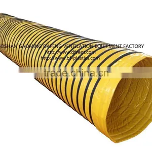 Pvc Coated Fabric With Rubber Cotton Insulated Duct thumbnail-1