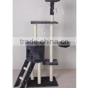 Cat Tree Condo Furniture Scratching Post Pet Cat Kitten House High Quality thumbnail-6