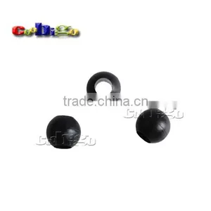 9/64"(3.5mm) Hole Ball Plastic Bell Stopper Cord Ends For Sportwear Paracord Rope Accessories #FLS185-B thumbnail-2