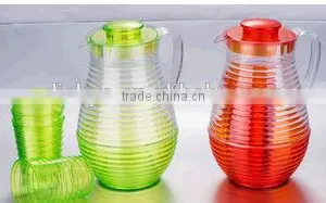 Plastic Juice Pitcher, High Quality Water Jug Set thumbnail-1