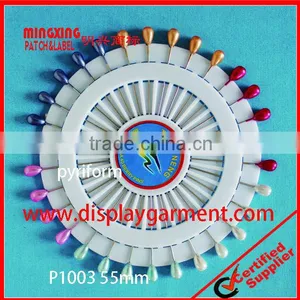 Rainbow 55mm Round Ball Pearl Head Scarf Pin Quality Choice thumbnail-1