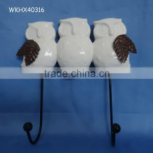 Best Seller Cloth Hooks Ceramic Wall Hanger thumbnail-1