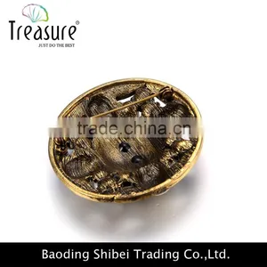 2015 Latest Wholesale Famous Brand Imitation Best Price and High Quality Oil Picture and Cooper Brooch thumbnail-4