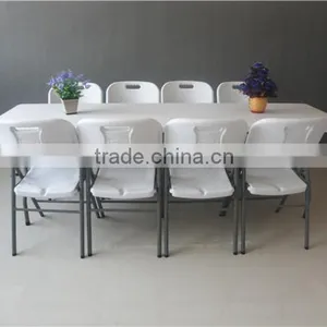 8FT Popular Camping Plastic Folding Table for Outdoor Use at Factory Price thumbnail-6