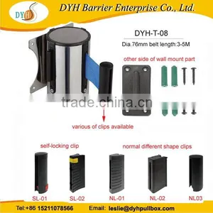Factory Direct Stylish Retractable Wall Mounted Belt Barriers thumbnail-1