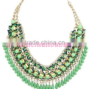 Fashion Bohemia Multi-layer Tassel Statement Beaded Necklace Quality Choice thumbnail-5