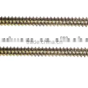 Yellow Galvanized Six-lobe Self Tapping Mounting Screws thumbnail-1