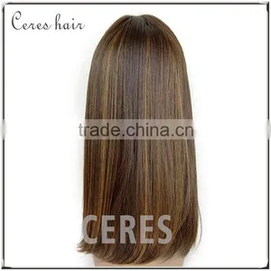 Trade Assurance Lace Wig 100% Virgin Remy Hair Dark Brown Lace Front Wig thumbnail-1