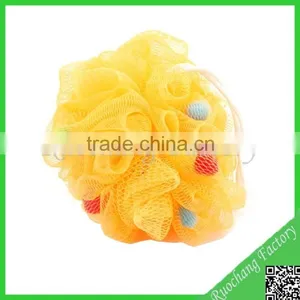 Bath Pouf With Sponge Pellet,mesh Pouf Bath Sponge thumbnail-1