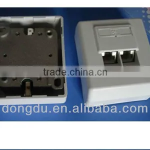 Germany Type CAT6 FTP Wall Outlet(face Plate) 80*65mm thumbnail-1