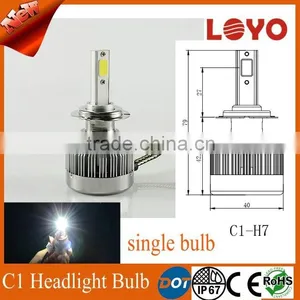Newest H11 H4 LED Car Headlight 12V H7 Car Headlight 30W 3000LM Aluminum H1 H7 LED Headlight Kit thumbnail-1