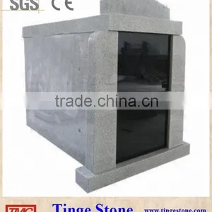 Granite Mausoleum Designs 6 Feet Tall Roof thumbnail-1