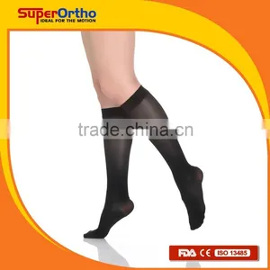 Medical Compression Stocking--- A8-002 Classic Under Knee Close Toes thumbnail-2