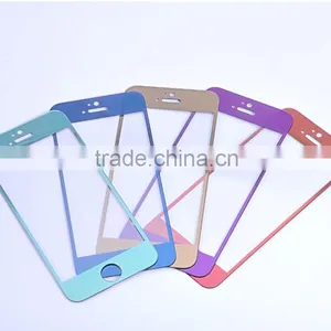 Import Fahion New Premium Mobile Accessories 0.33mm Corning Colorful Silk Printing Tempered Glass Scren Protector thumbnail-1
