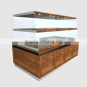 Wholesale Laminate Floor Board Used Reception Desk Furniture for Skincare thumbnail-3
