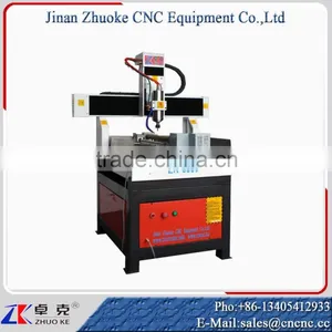 Cheap 4 Axis CNC Carving Machine For Aluminum Copper Acrylic ZK-6060 With Ball Screw Transmission&Linear Square Guide Way thumbnail-1