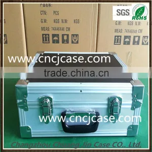 China Silver and Black Carrying Aluminum Tool Box Flight Case thumbnail-1