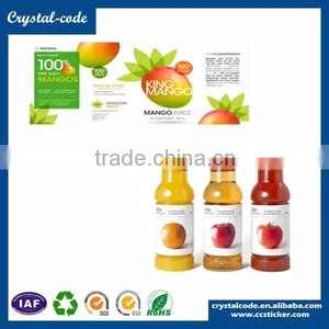 Paper Roll Custom Printed Permanent Adhesive Waterproof Juice Label thumbnail-5