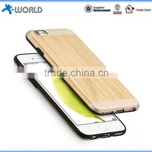 Soft Natural Wood TPU Wooden Case for Iphone 6S thumbnail-2