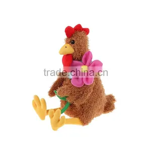 Custom Cute Stuffed Plush Farm Animal Chicken Toys For Kids thumbnail-3