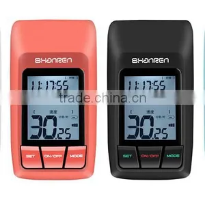 USB Rechargeable Rainproof LCD Backlight Bike Odometer Bicycle Light thumbnail-2