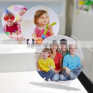 Printable Polymer Plate, Sublimation Plate, 8'' Full Blank Plate, Unbroken Plate for Sublimation thumbnail-1
