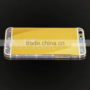 Factory Directly for Iphone 6 Plus 24kt Gold Crystal Housing Back Cover thumbnail-6