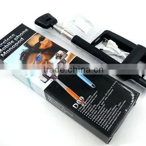 2016 Popular Fashion Selfie Stick for Mobile Phone D09 Wireless Monopod Selfie Stick With Mirror thumbnail-4